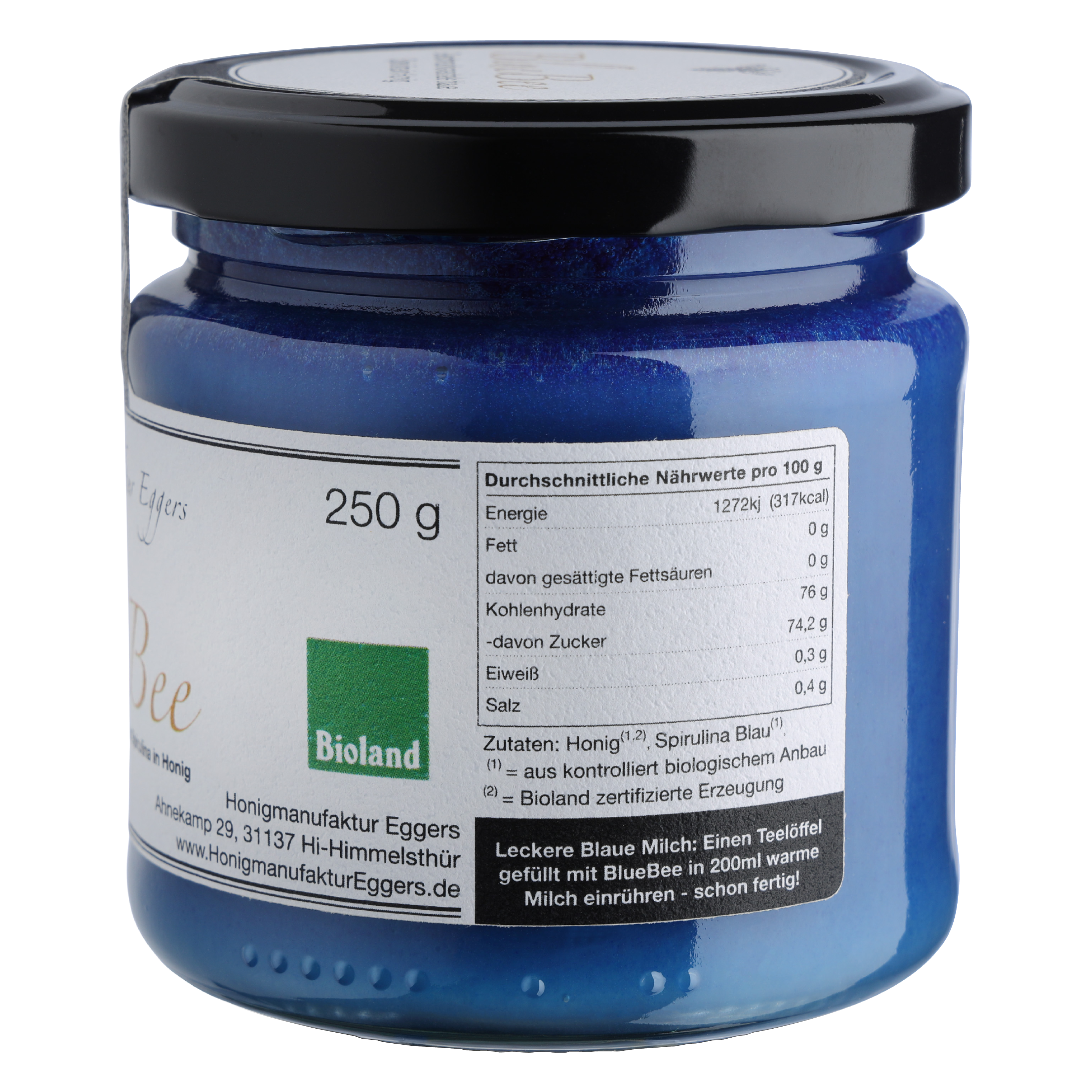 BlueBee - Blauer Honig aus Bioland-Imkerei